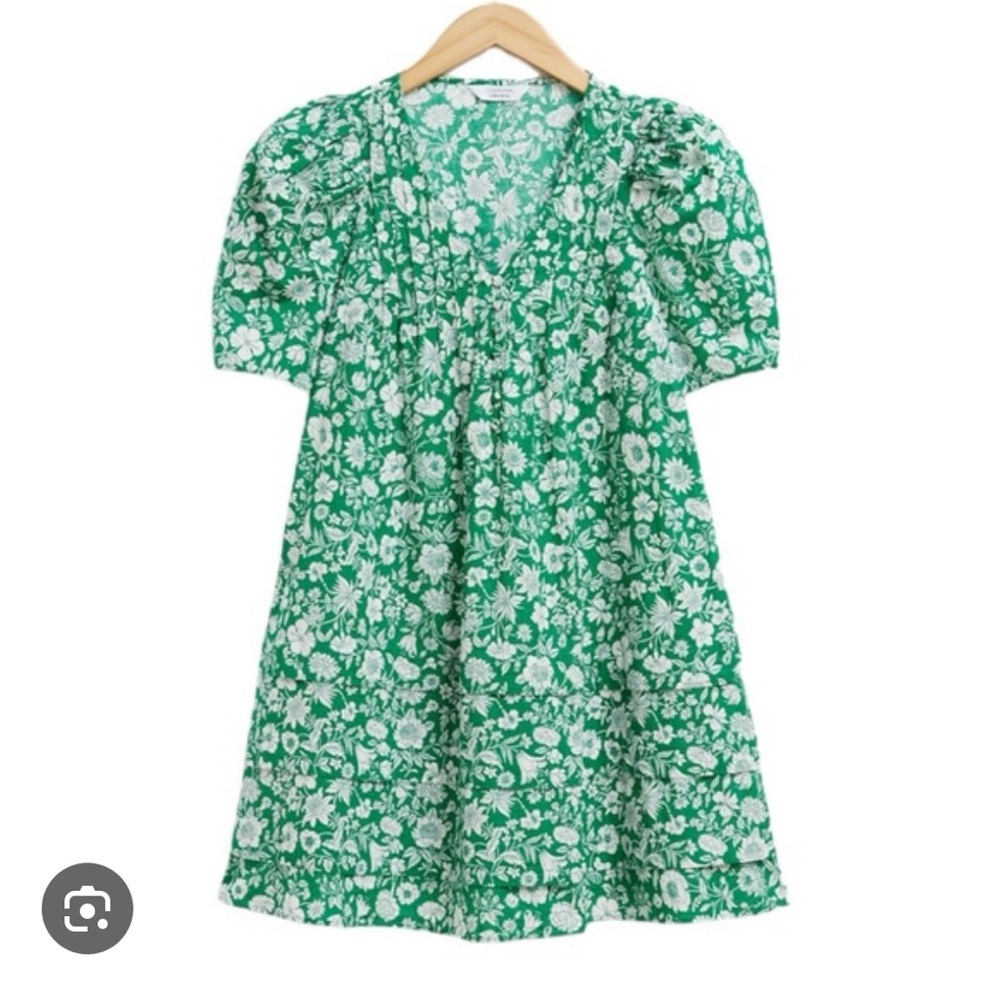 Floral Green Dress